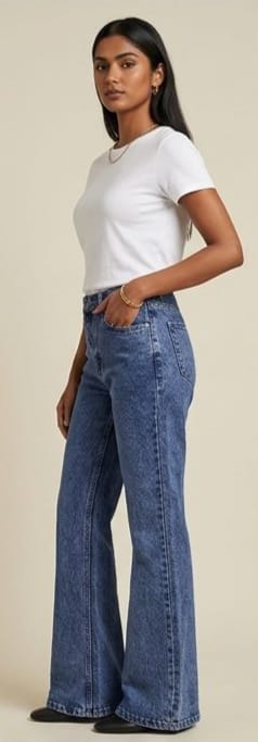 BOOT CUT JEANS  FOR WOMENS
