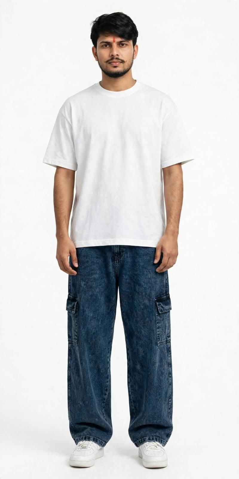 CARGO BAGGY JEANS